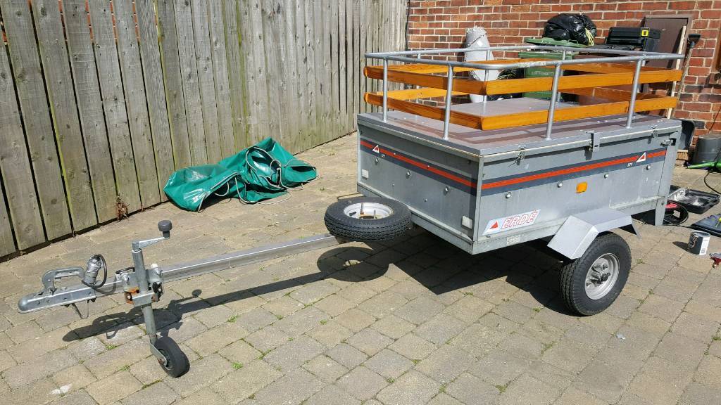 Erde Camping Trailer with double deck, extended beam and cover in Wakefield, West Yorkshire