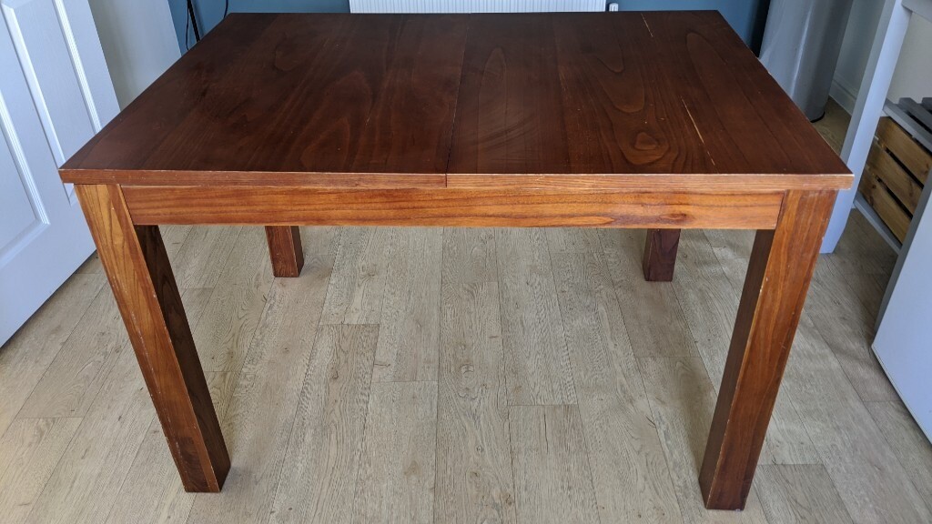 Extendable solid wood dining table in Salisbury 