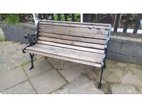 ! DELIVERY AVAILABLE ! CAST IRON GARDEN BENCH ENDS GARDEN FURNITURE #2