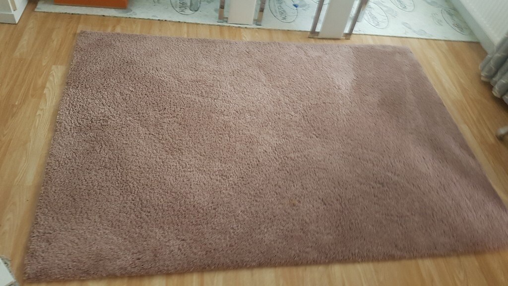 Large blush pink ikea rug | in Canton, Cardiff | Gumtree