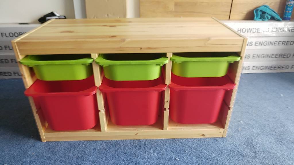 Ikea Trofast Pine Toy Storage Unit and Tubs in Glenrothes, Fife Gumtree