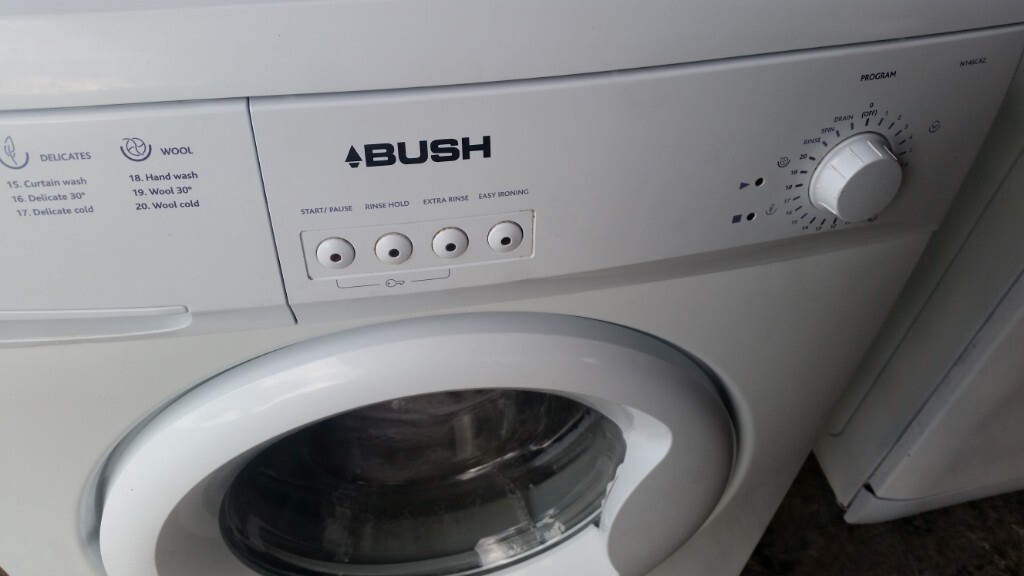 Bush 6Kg 1400 spin variable spin Washing machine . FREE delivery within
