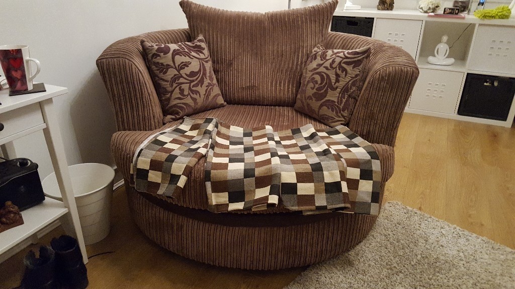 DFS cord sofa & snuggle chair in Musselburgh, East Lothian Gumtree
