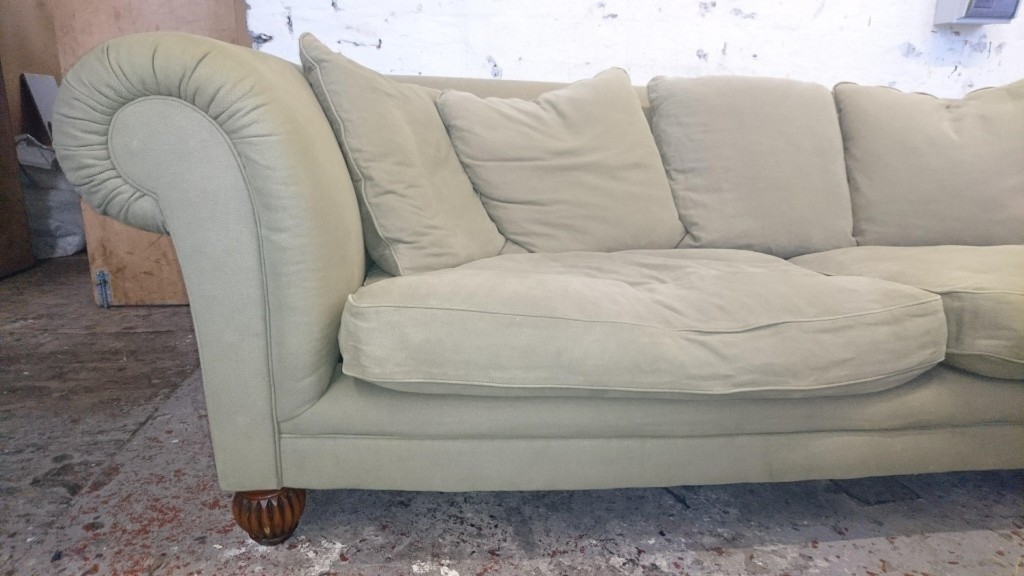 EXTRA LARGE SOFA / 2 SEATER - 4 SEATER, EXTRA WIDE, EXTRA COMFORTABLE, LIGHT SAGE GREEN | in ...