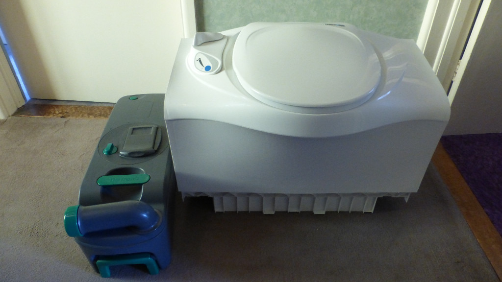 Thetford C402C Cassette Toilet Right Hand good condition but electrics not working. in Great