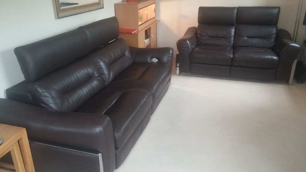 2 & 3 Seat Sisi Italia San Remo Electric Recliner Leather Sofas in