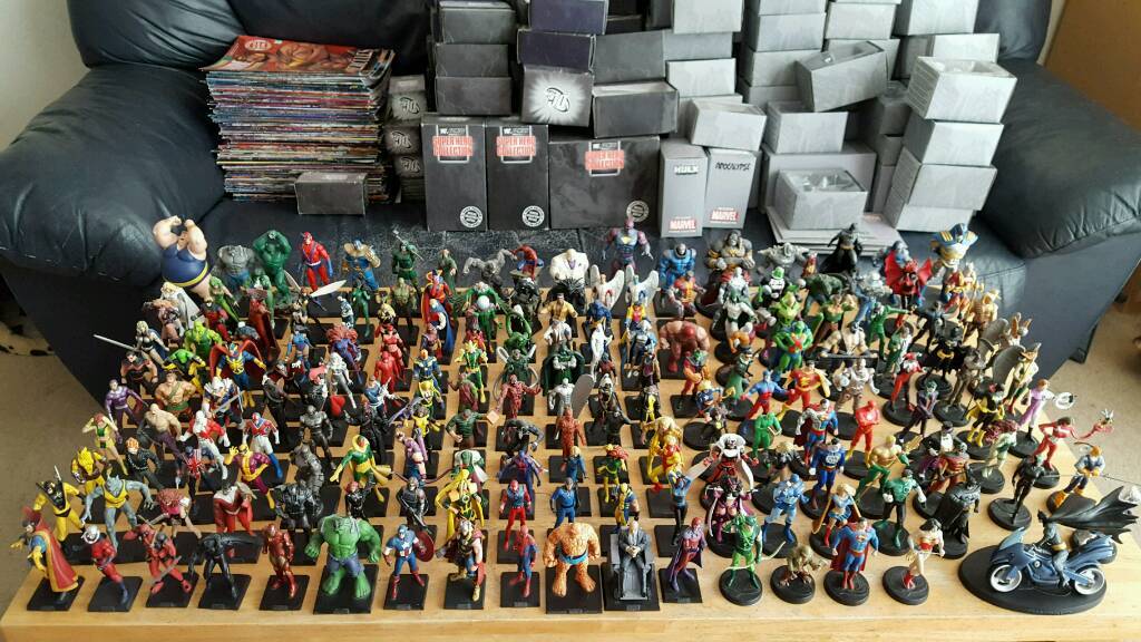 185 Eaglemoss Marvel & DC hand painted lead classic Figurine Collection ...