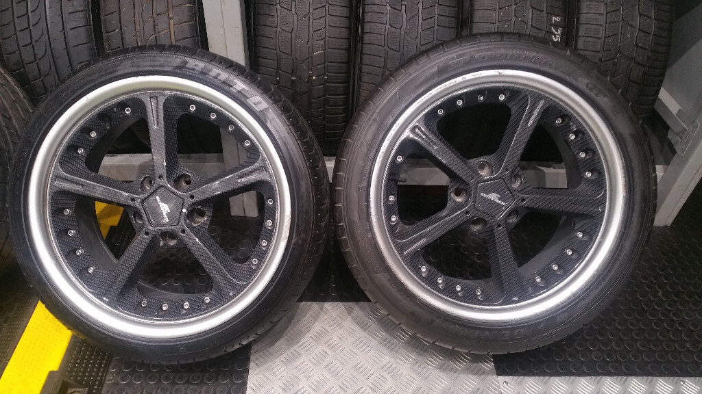BMW AC Schnitzer Carbon 18 alloy wheels + 4 tyres 225 40 18/245 40 18