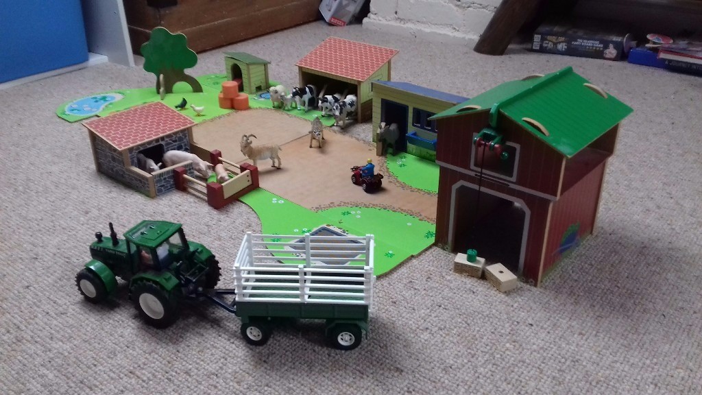 Toy farm buildings, animals and tractor. in Bath, Somerset Gumtree