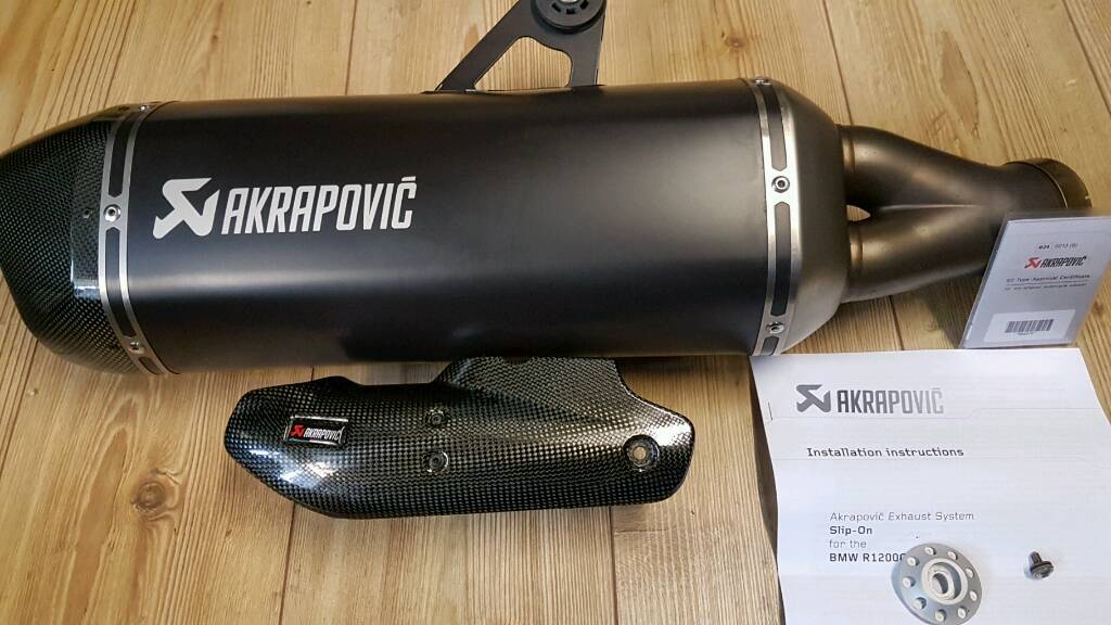 bmw gs 1200 akrapovic exhaust