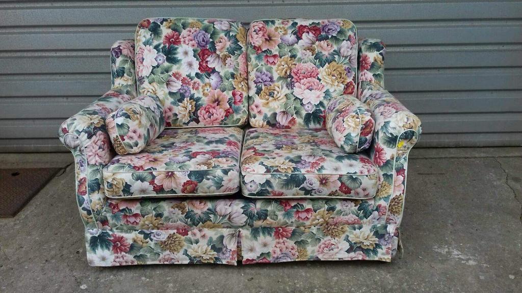 Floral sofa bed settee in Carlisle, Cumbria Gumtree