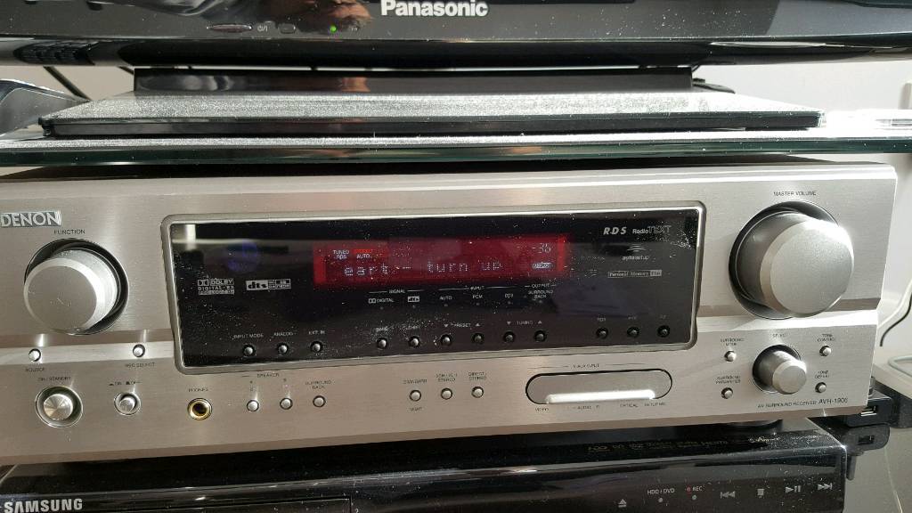 DENON amplifier plus powered subwoofer. Full working. in Newport