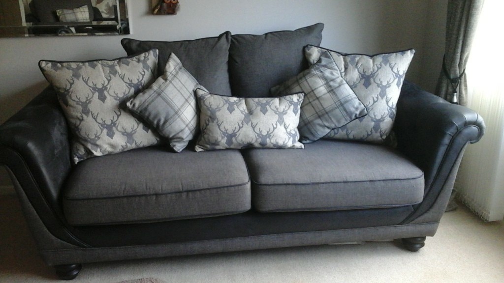 3 seater sofa and matching chair