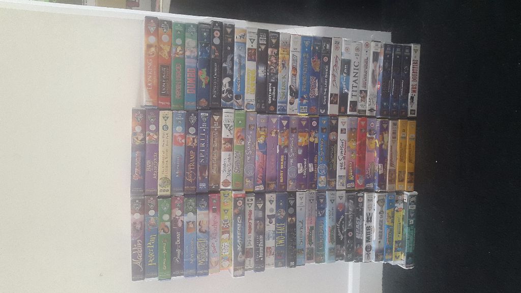 70+ Bundle of VHS Tapes Disney, MIB, The Simpsons etc. in Paignton