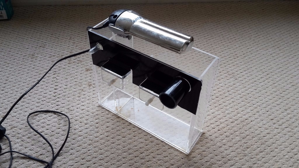 Hang On Back Refugium with Pump and Light nano reef aquarium filter
