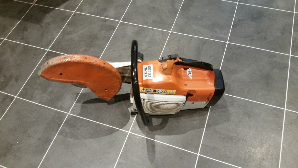 Stihl ts400 saw petrol disc cutter chop grinder brick stone metal ts410