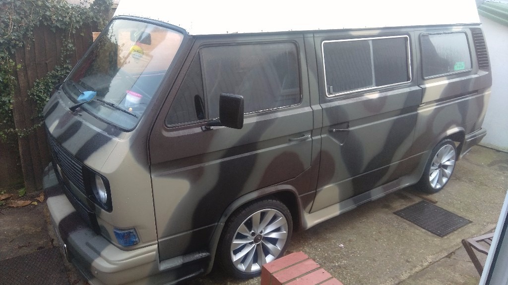 Vw t25 camper van high top,diesel 23 berth,alloys,bodykit in