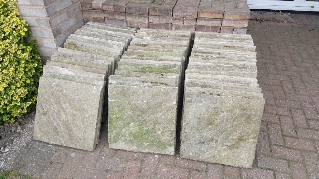 57 Reclaimed Paving Slabs 450x450 in Chesterfield, Derbyshire Gumtree