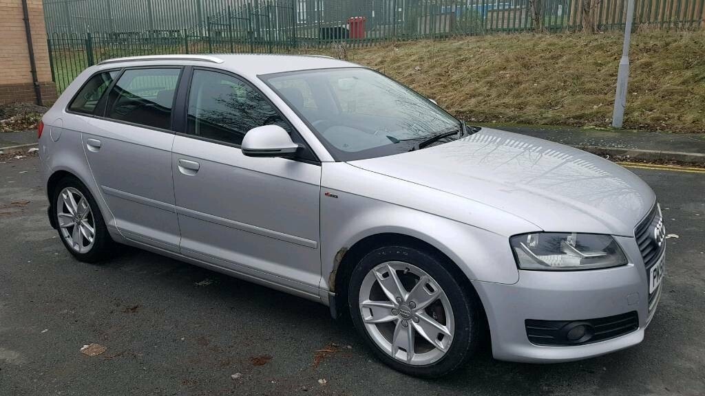 2008 AUDI A3 1.9 TDI SPORT 5 DOOR HATCHBACK SILVER 105 BHP 11 MONTHS M