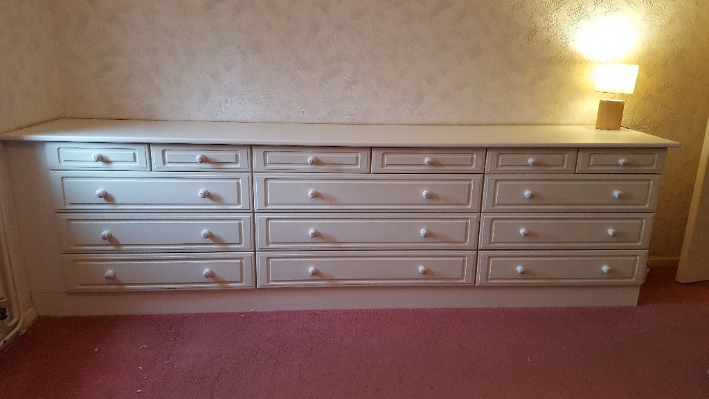 Bedroom / kitchen Units drawers and Countertop / Worktop. Used but in