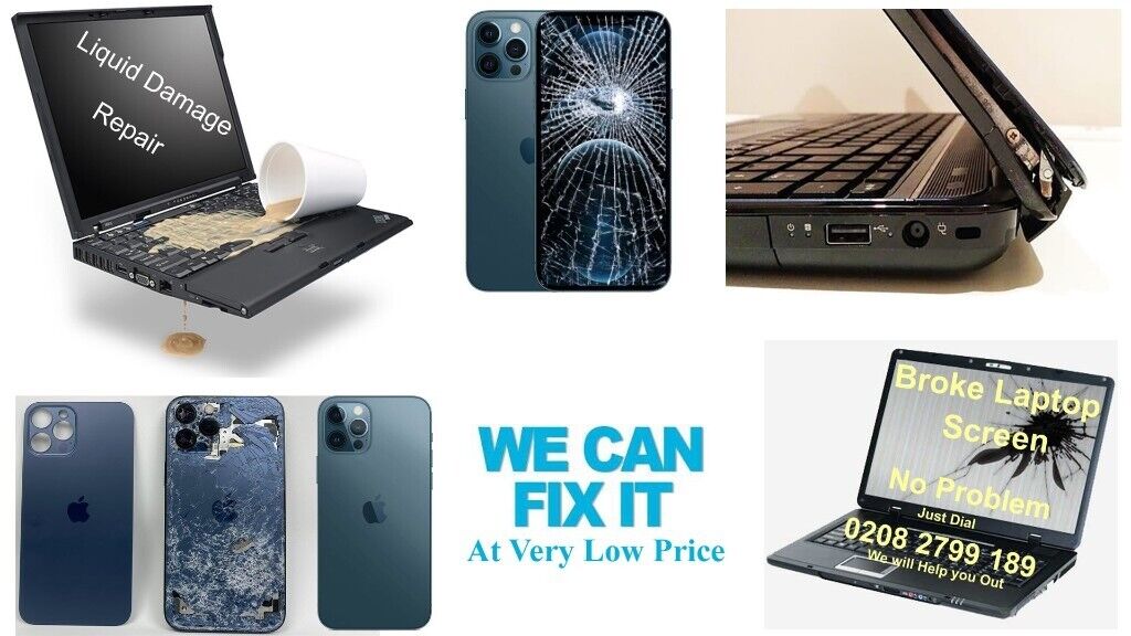 Laptop & Mobile Screen Repair Professional Ilford, Stratford, Leytonstone, Highams Park, Walthamstow