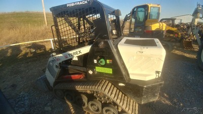 2013 Terex Pt30 Mini Track Skid Steer Loader 1676Hrs 33Hp 900Lb Lift