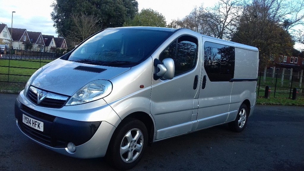 2014 VAUXHALL VIVARO 2900 SPORTIVE 115PS CDTI LWB CREW VAN NO VAT