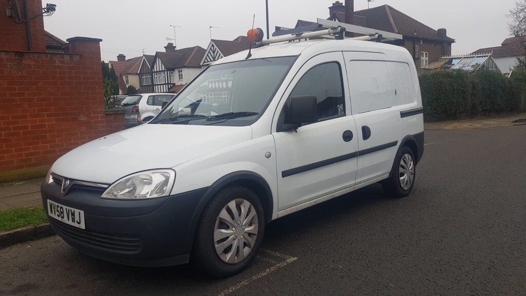 2008 White Vauxhall Combo Van 1.2 Low Mileage in Wembley, London