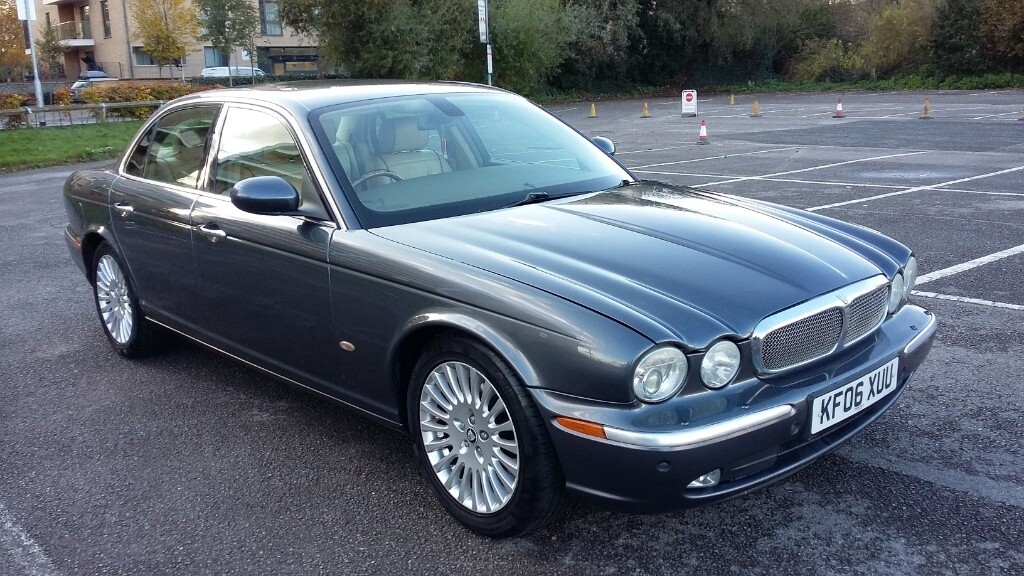 JAGUAR XJ 2.7 TDVI SOVEREIGN AUTOMATIC 2006 06 REG..MET GREY...FSH..DRIVES SUPERB..FULLY LOADED