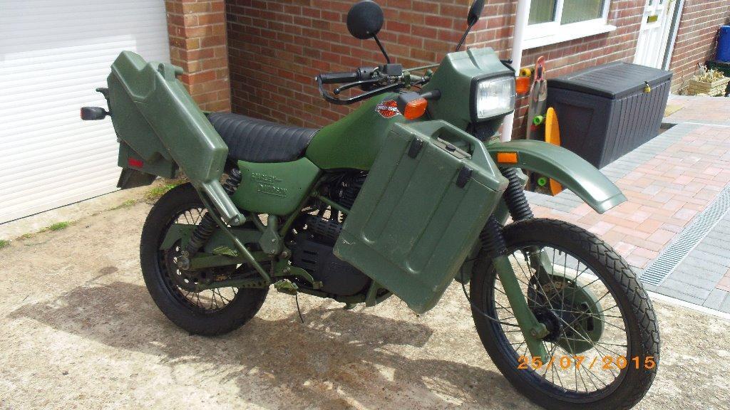  Harley  Davidson  MT350 Ex British  Army  Motorcycle in 