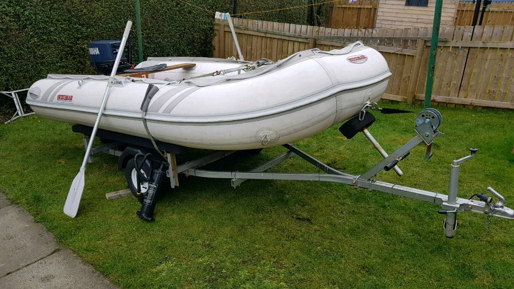 Suzumar dinghy 25hp yamaha outboard engine trailer in ...