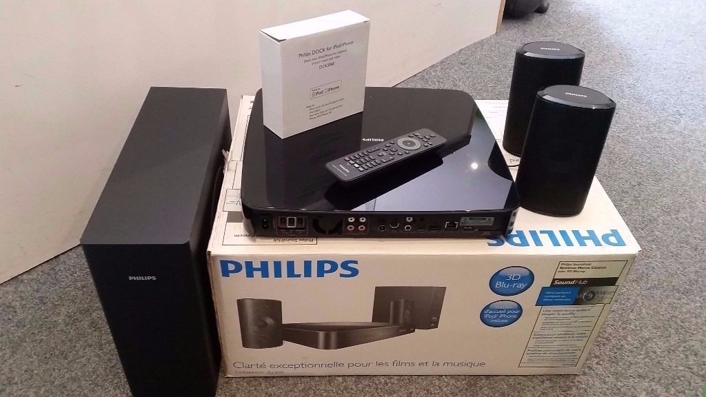 Philips HTS4282/12 SoundHub Home Theater 2.1 3d Bluray Boxed