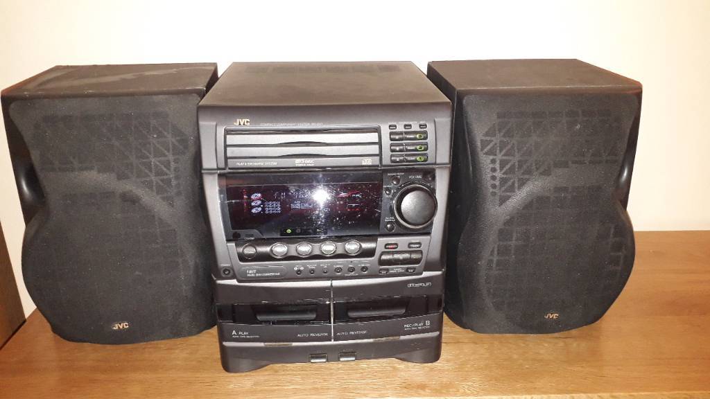 JVC 3 Disc triple play CD radio twin cassette player in Oxford