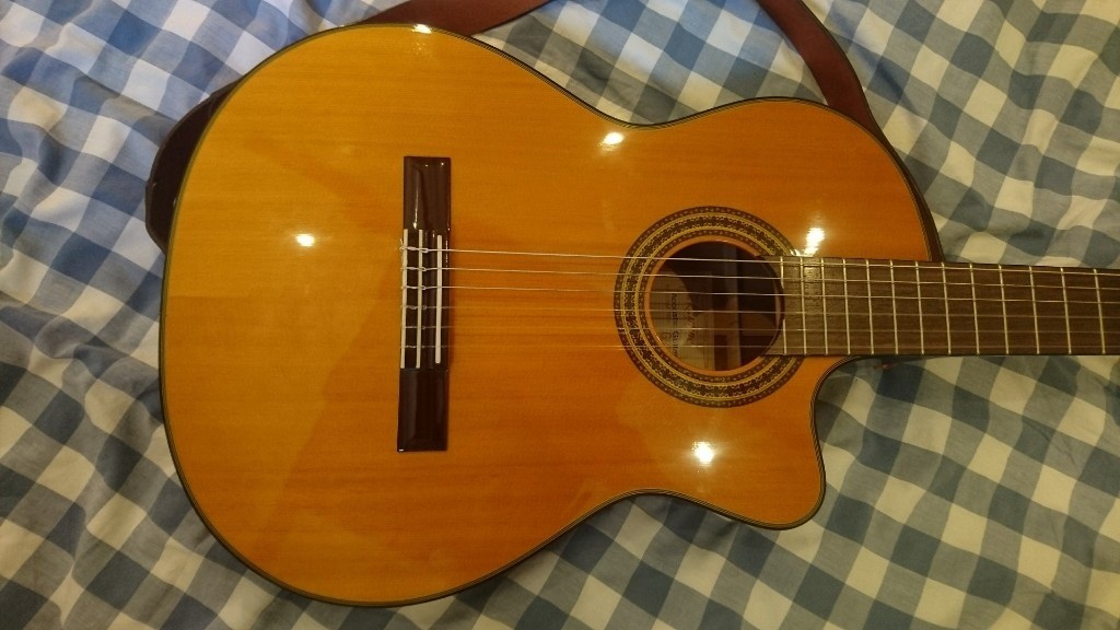 Takamine EG522SC nylon string, electro acoustic guitar, classical, TK40