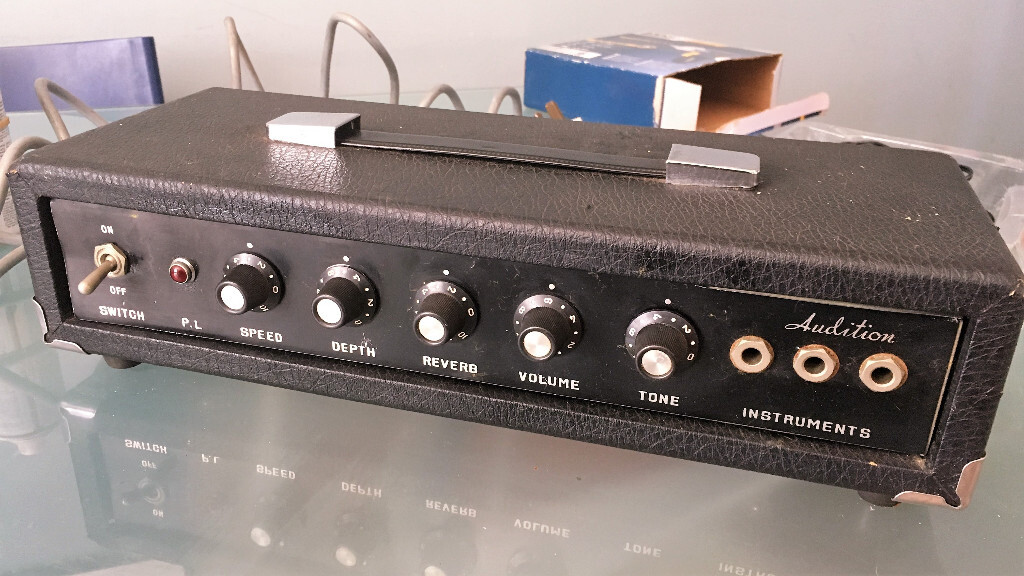 Vintage Made In Japan Teisco 15w guitar amplifier head unit with trem