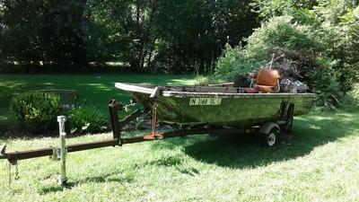 14' boat & trailer * Northwest Indiana