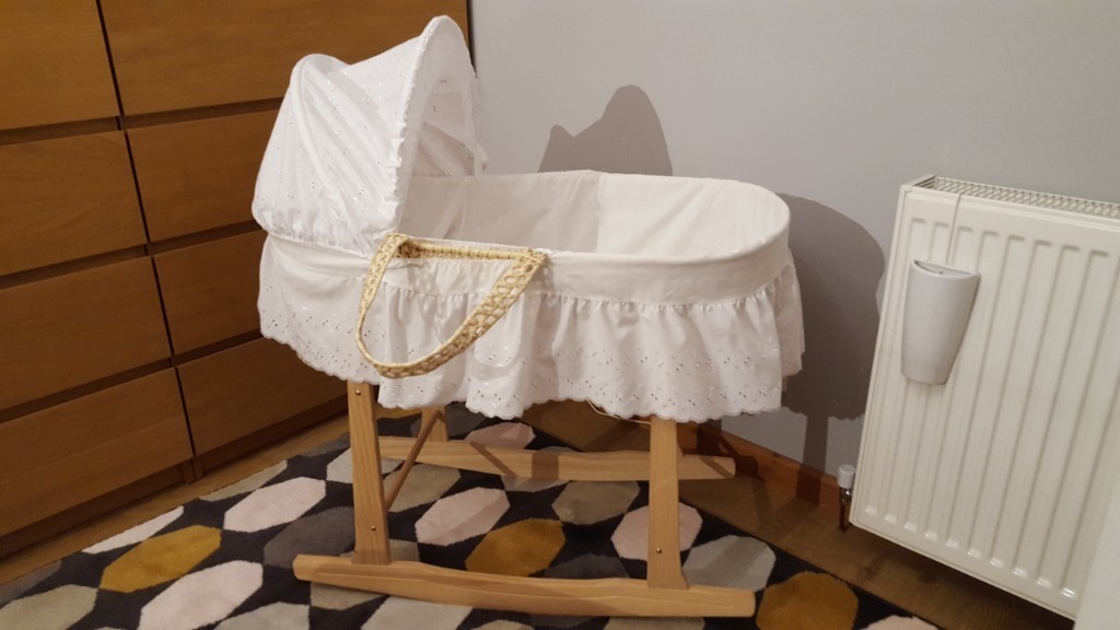 Clair de Lune Moses basket with rocking stand | in Liberton, Edinburgh