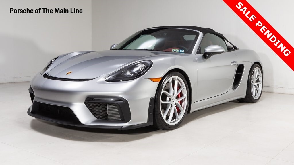 2022 Porsche 718 Spyder 1254 Miles Gt Silver Metallic 2d Convertible 4