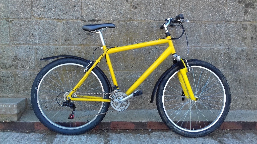 Mountain bike Yellow front suspension in St Albans, Hertfordshire