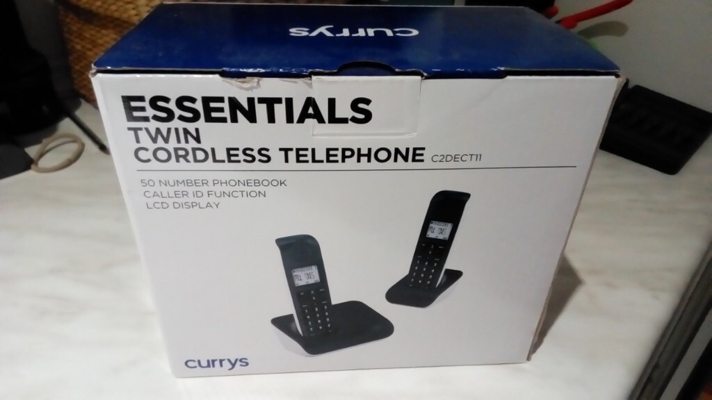 CURRYS TWIN TELEPHONES WITH CALLER ID in Plymouth, Devon Gumtree