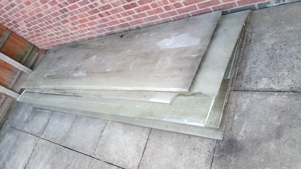 4 Scrap Polycarbonate Plastic Sheets in Leicester, Leicestershire