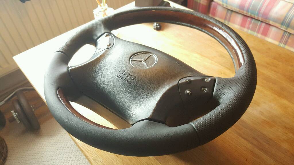 Mercedes w203 rare wood trim steering wheel Refurbished | in Clapham, London | Gumtree