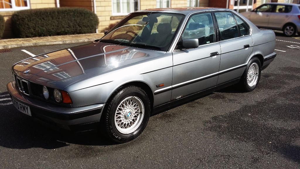 BMW 525 TD 1993 DIESEL e34 SILVER GREY METALLIC LEATHER INTERIOR | in