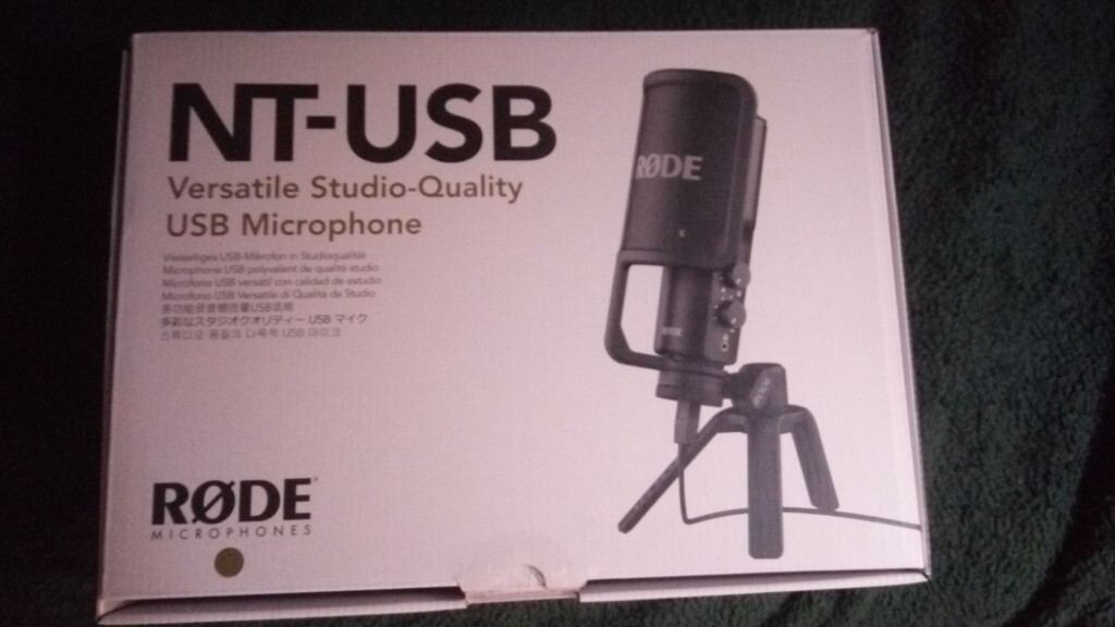 Rode NTUSB Micrphone + Boom Arm, shock mount and pop filter (pristine