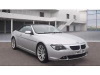 2007 BMW 6 Series 3.0 630i Sport Auto Euro 4 2dr CONVERTIBLE Petrol Automatic