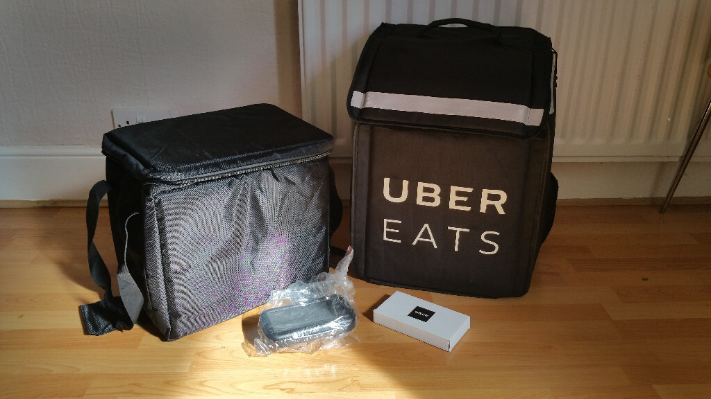 UBER EATS FOOD DELIVERY BAG KIT **EXCELLENT CONDITION ...