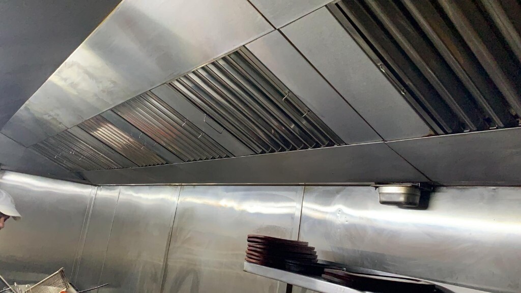 Commercial Kitchen Cleaning Canopy Extractor Fan Cleaning In