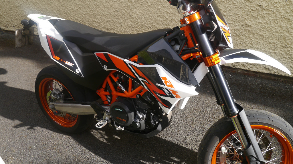 Rétroviseurs Thoger SHIN YO Pour KTM 690 SMCR / Husqvarna 701 - Homologué E - Plug & Play - Verre Convexe