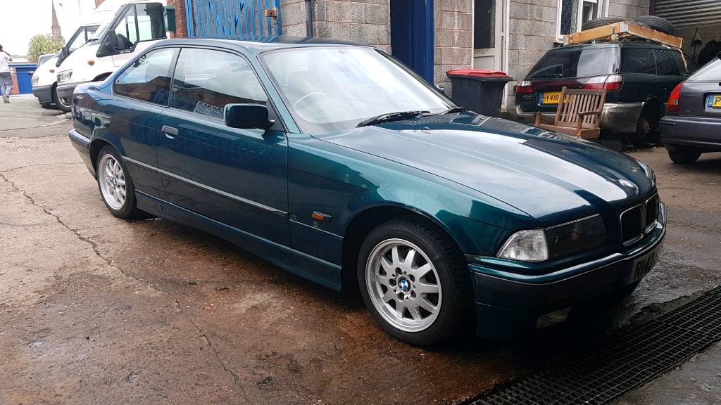 BMW E36 323i Manual Coupe Boston Green, 12 Months MOT, Drift | in ...