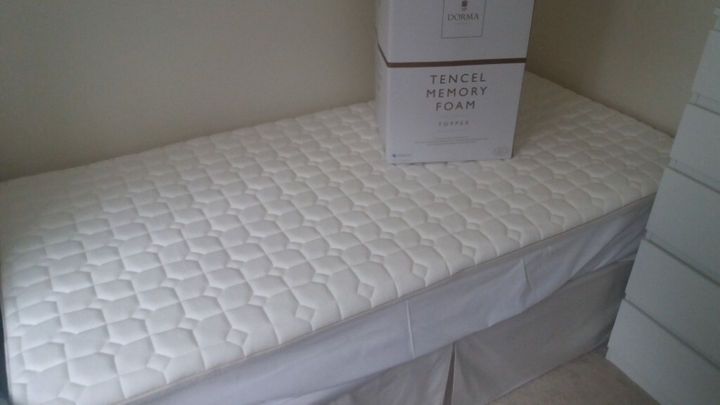 Dorma Memory Foam single bed Tencel Toppers in Colchester, Essex